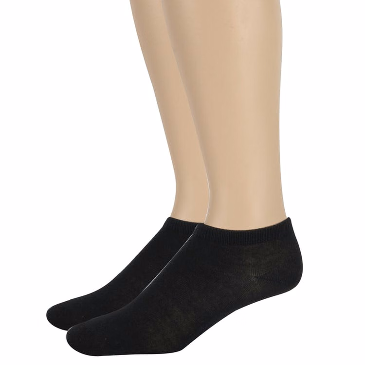 Women's Ankle Socks - Black 100 Pairs
