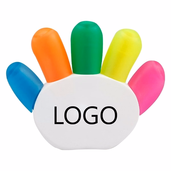 Promotional hand shaped Highlighter