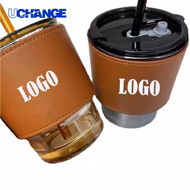 PU Leather Insulated Coffee Cup Sleeve Holder