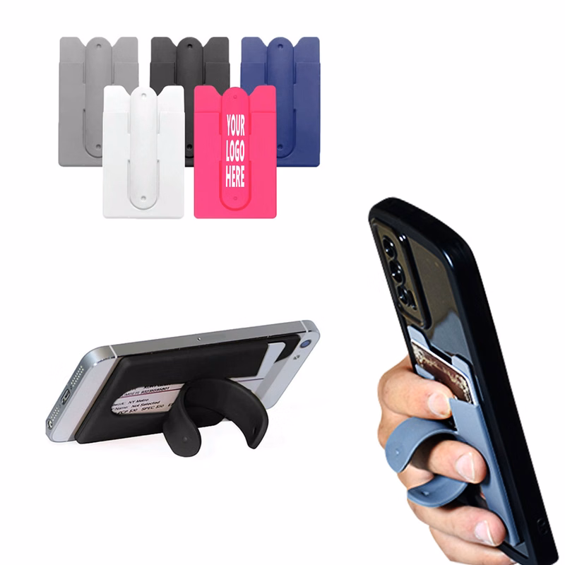 Phone Holder U-Shape Silicone Card Cover