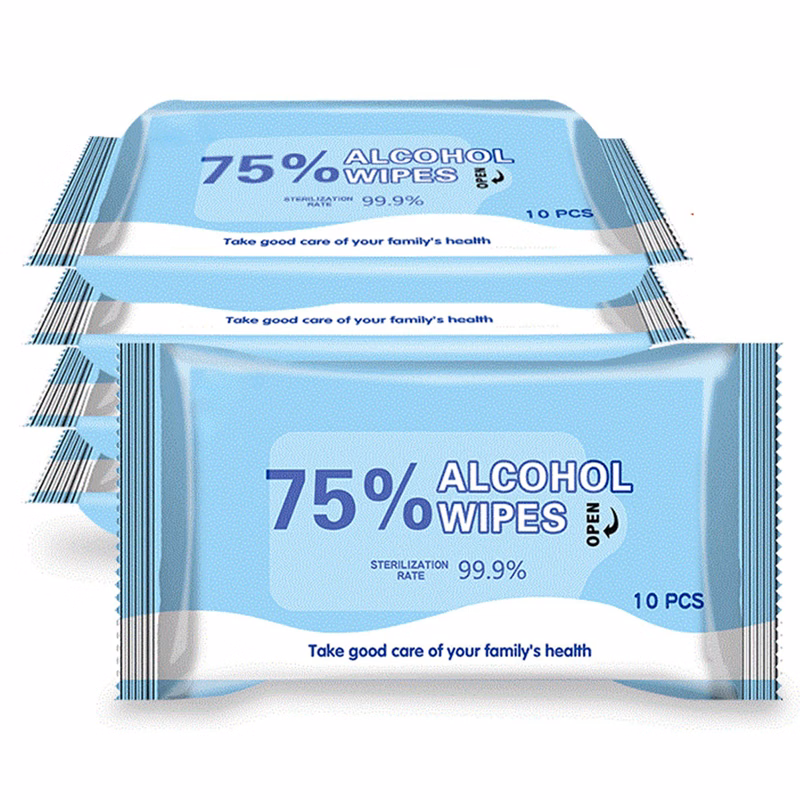 Disposable 75% Alcohol Disinfecting Wet Wipes