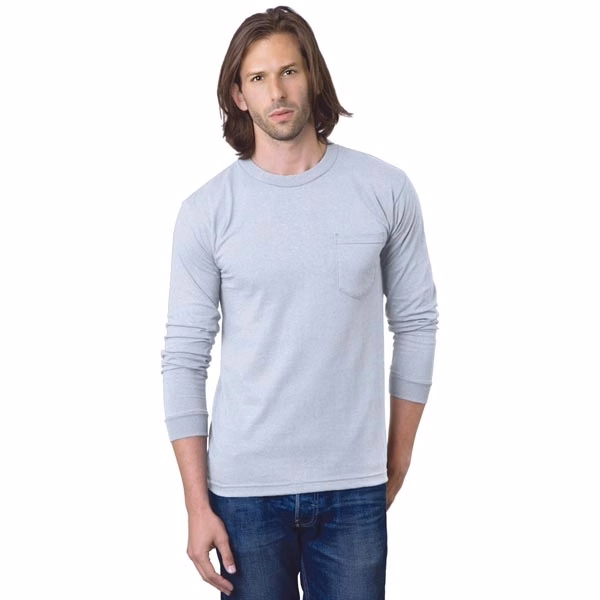 Unisex Pocket Long Sleeve Crew