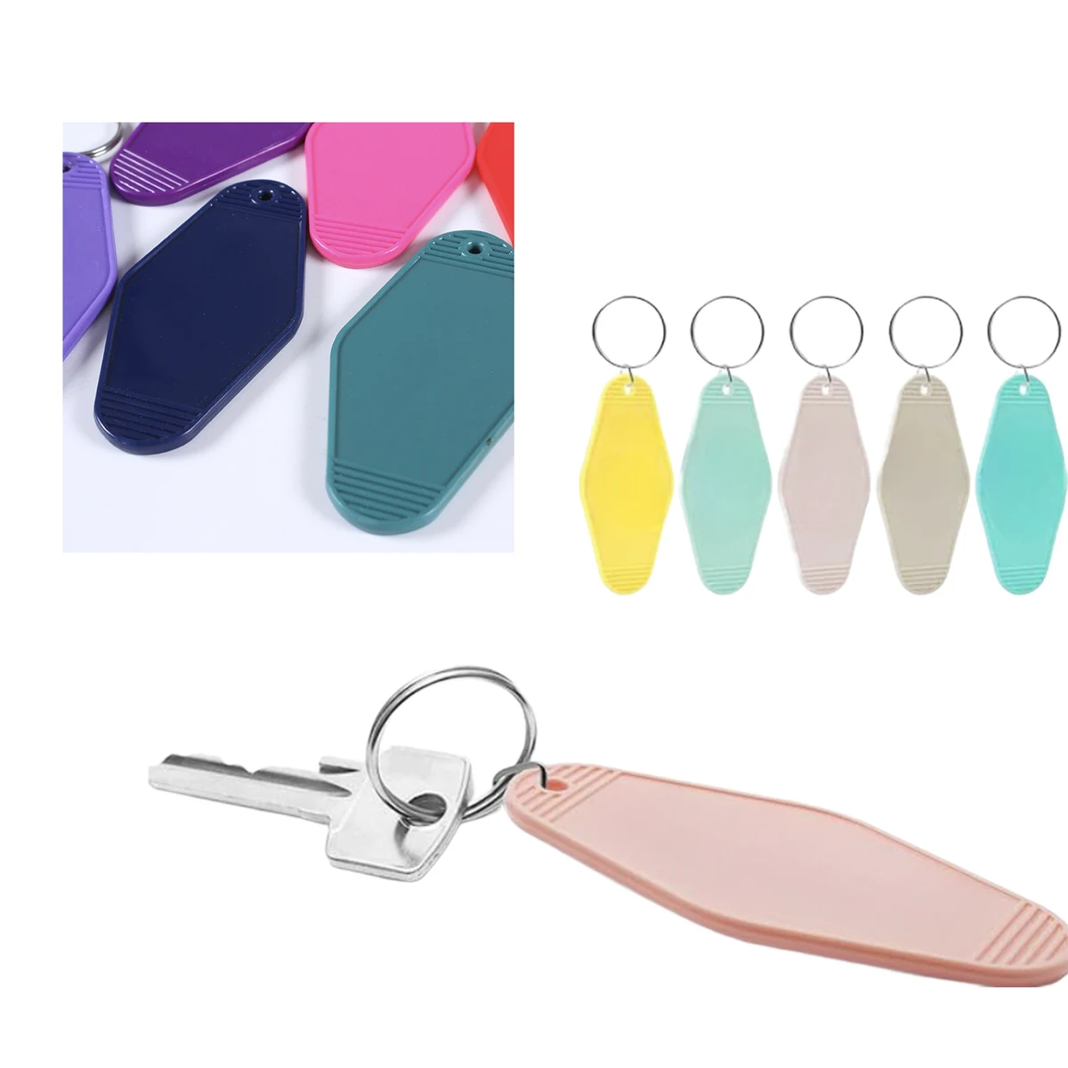MOQ 10 PCS Informative Keychain Luggage Tag 1
