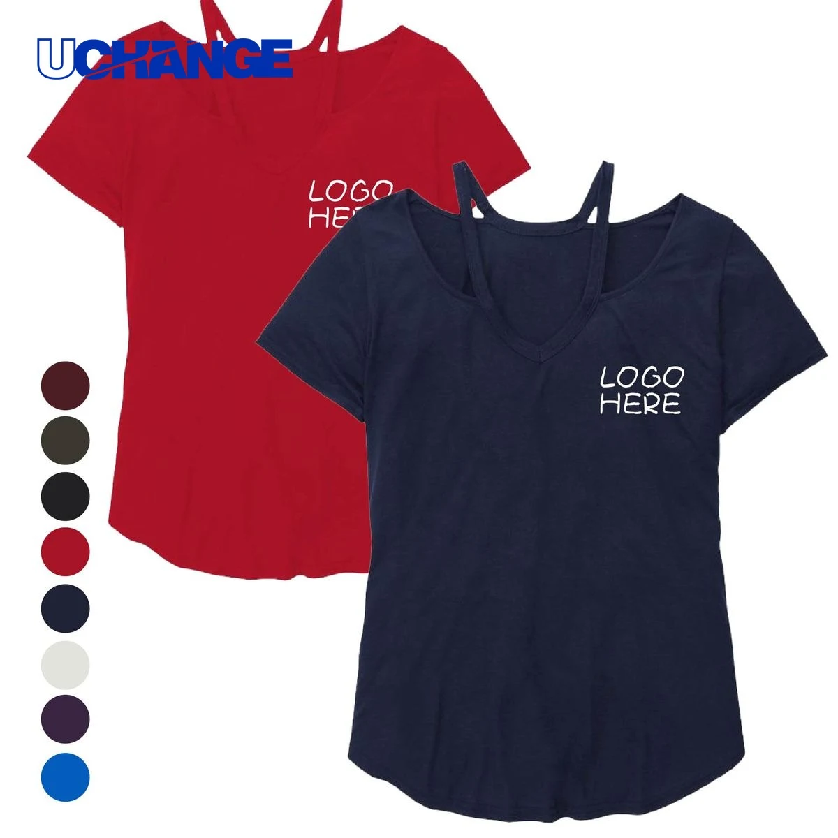 V-Neck Blouse Shirt 1