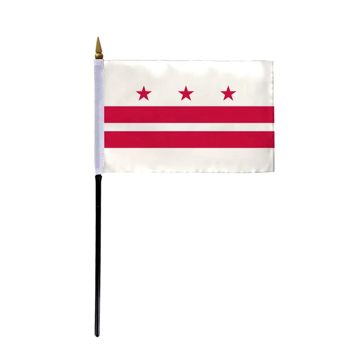 4x6"&12x18'' District of Columbia ePoly Printed Stick Flags 1