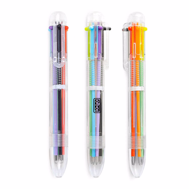 6 in 1 Multicolor Retractable Ballpoint Pen