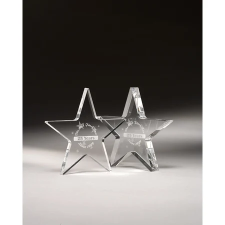 4" Star Paperweight Acrylic Award 1