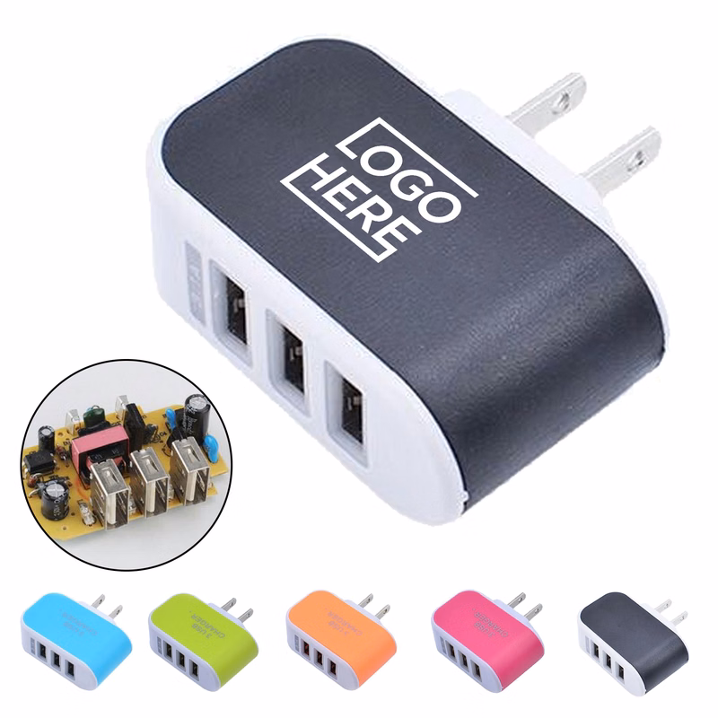 3 Ports Usb Ac Adapter Charger