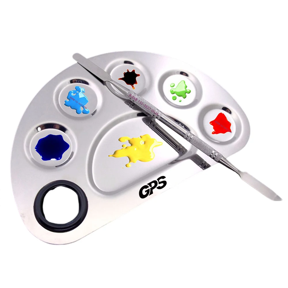 Stainless Steel Palette And Spatula 1
