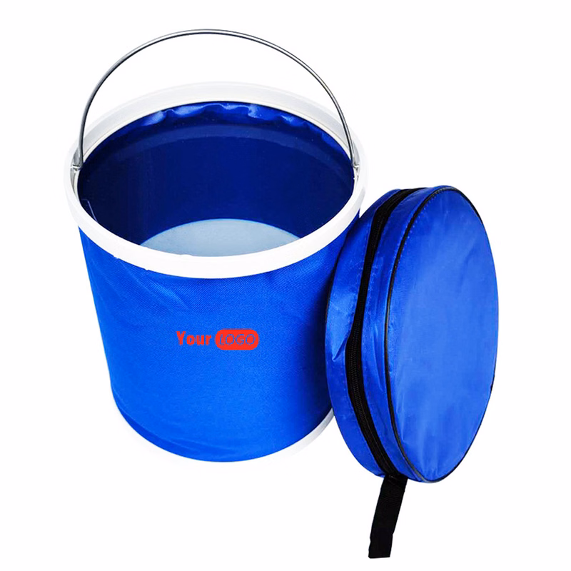 9L Folding Bucket with Steel Handle