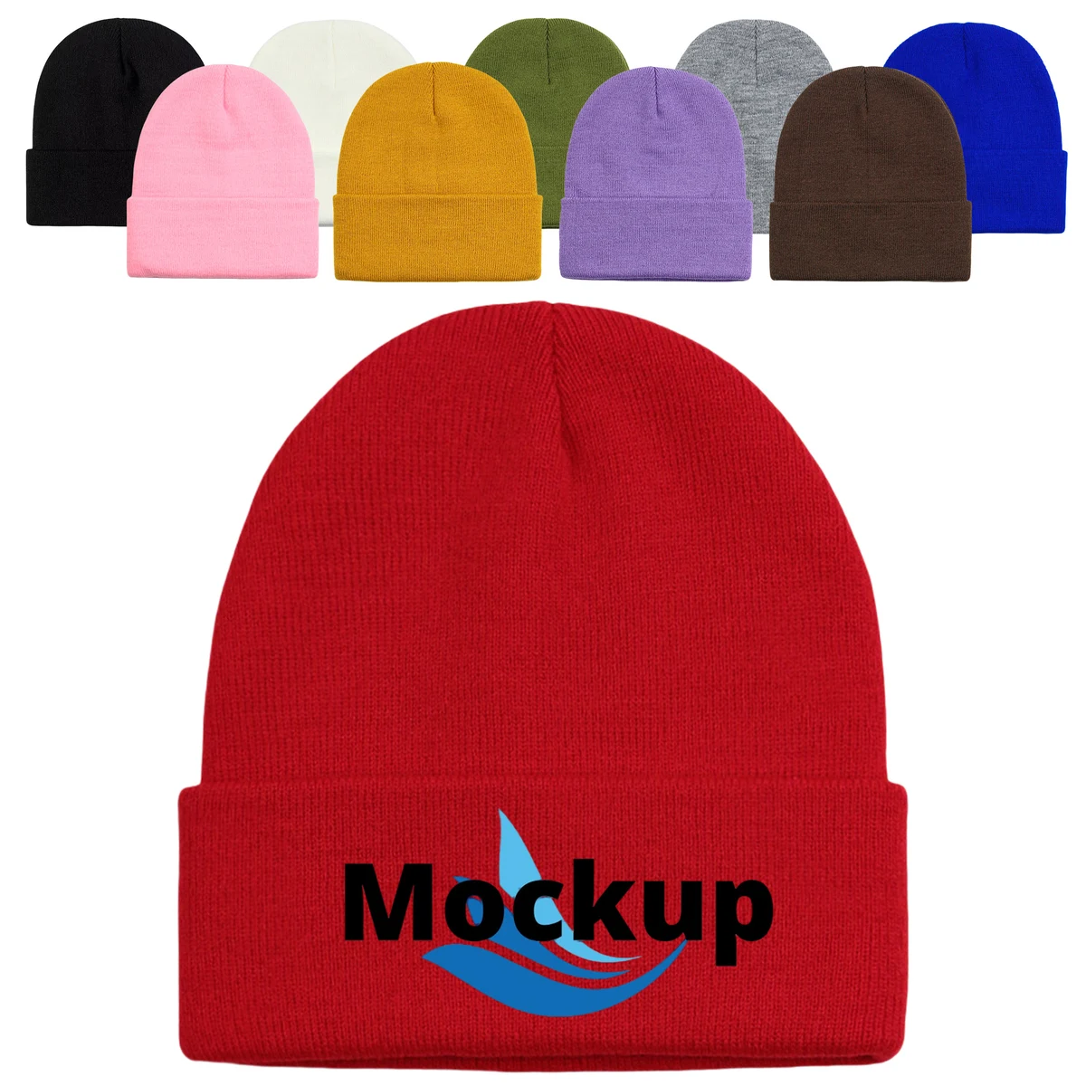 Winter Knit Cuffed Soft Beanie Hat 1