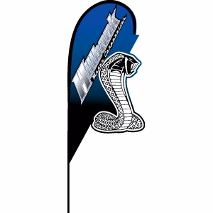 11' Shaped Tear Drop Flag