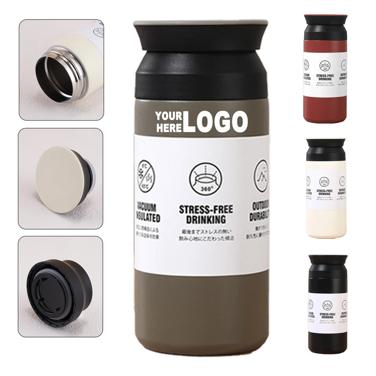 12oz 304 Stainless Steel Thermal Mug 1