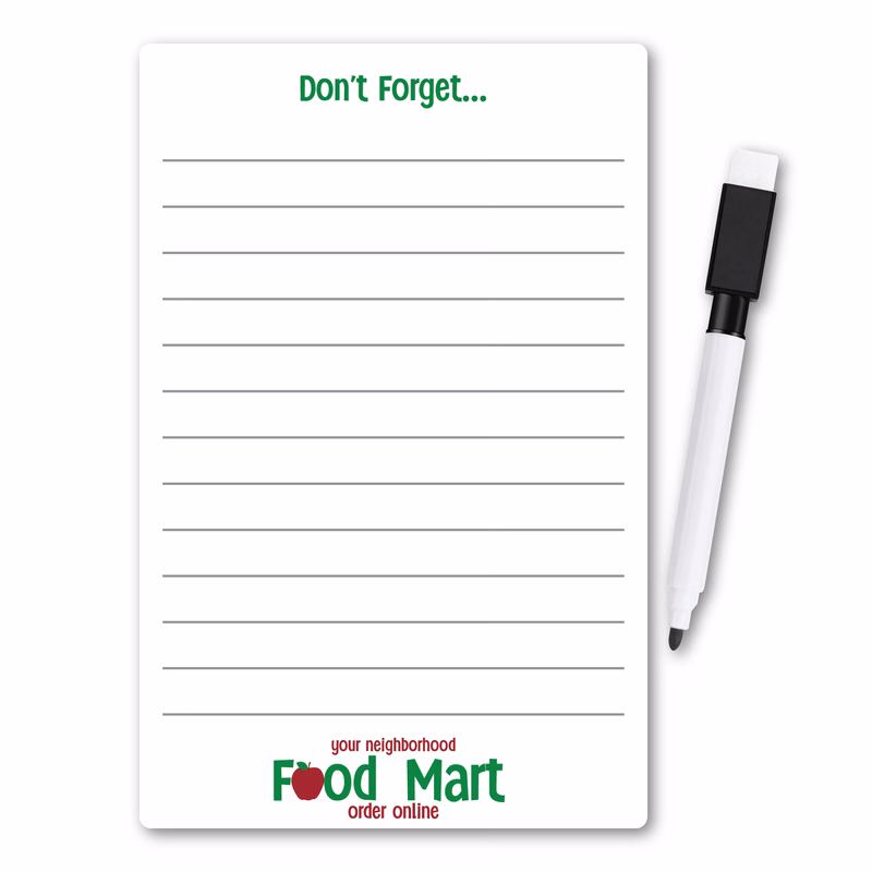 Dry Erase Memo Board 5.5" x 8.5" 20Mil