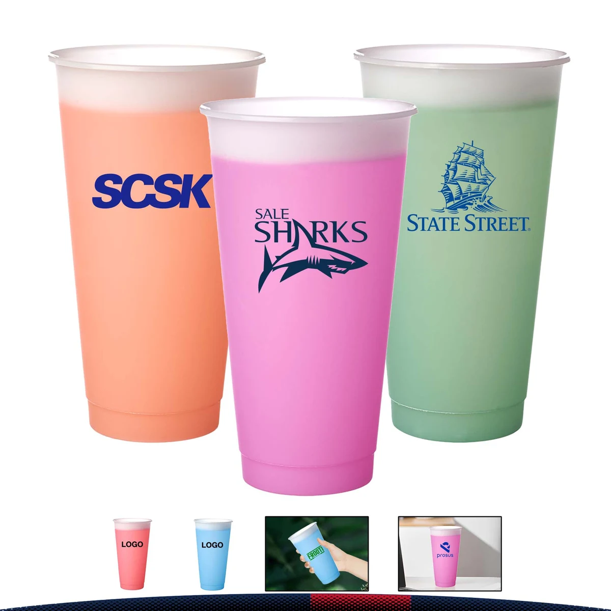 24 oz. Ritos Color Changing Stadium Cups 1
