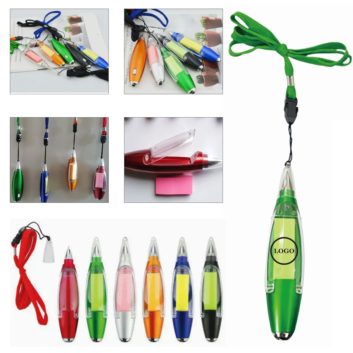 Multifunctional Ballpoint Pen with Lanyard 1