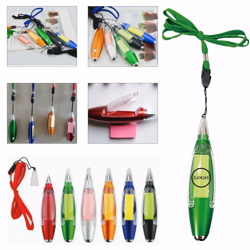 Multifunctional Ballpoint Pen with Lanyard