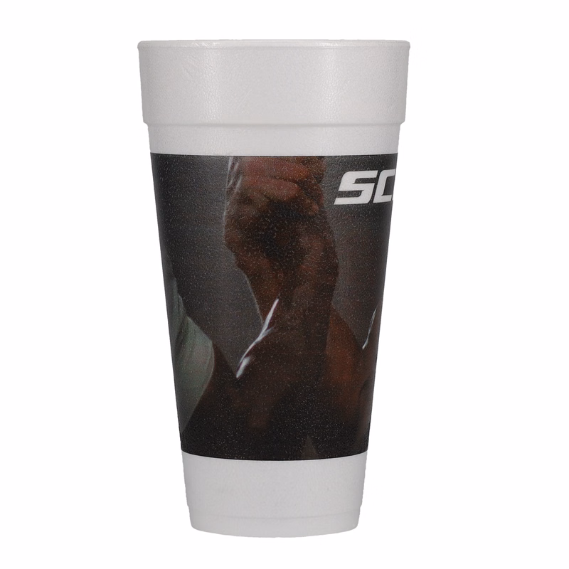 24 oz Foam Cup White Digital Print