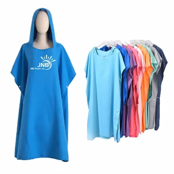 Quick-Drying Beach Changing Robe with Hood