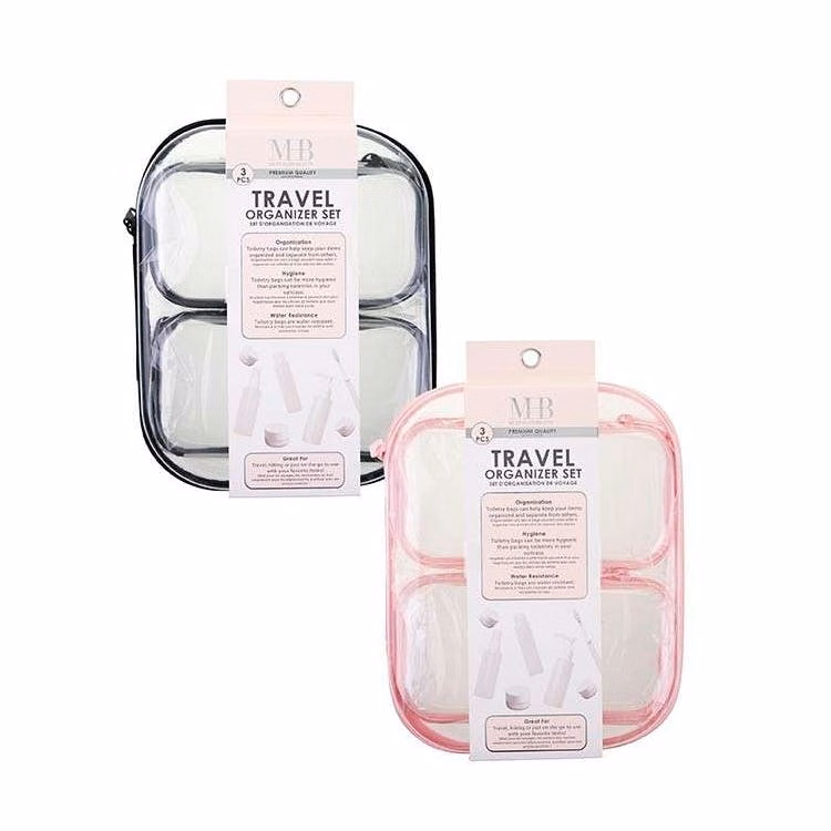 Cosmetic Travel Bag Sets - 3 Piece
