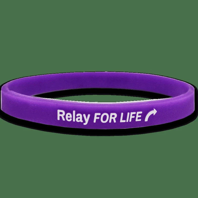 1/4 Inch Embossed Printed Wristbands 1