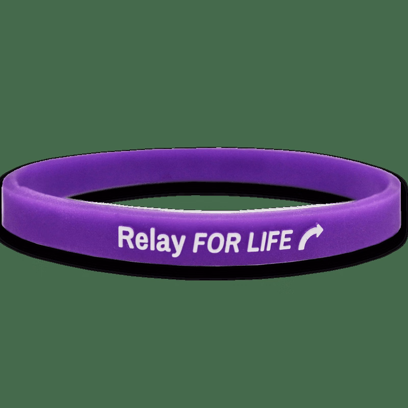 1/4 Inch Embossed Printed Wristbands