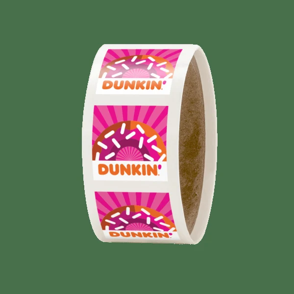 1" x 1" Square Roll Labels 1