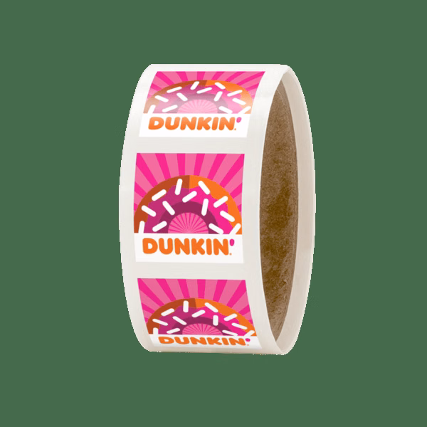 1" x 1" Square Roll Labels