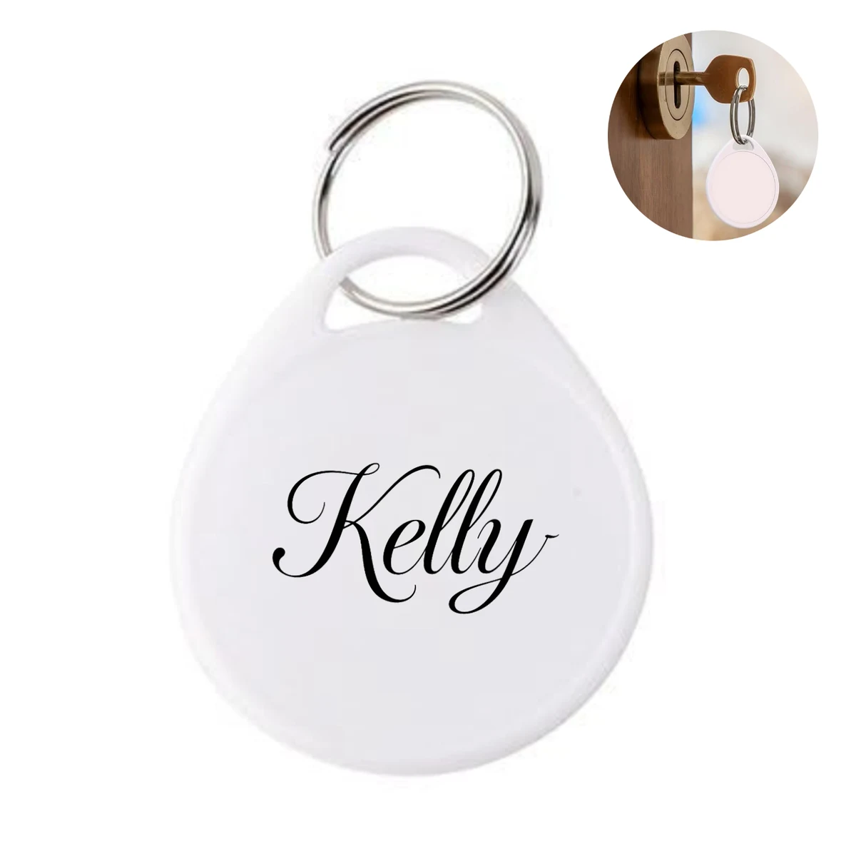 Plastic Round Key Tag 1