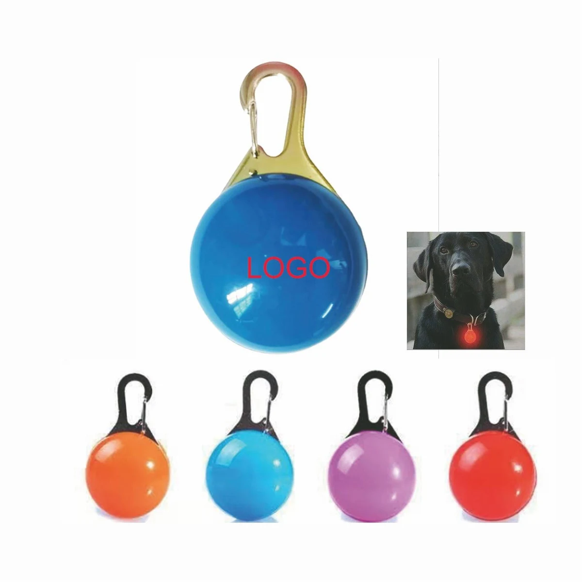 LED Light Up Pet Collar For Safety 1