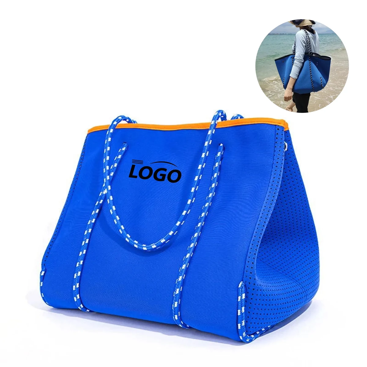 Versatile Neoprene Dual-Handle Tote Bag 1