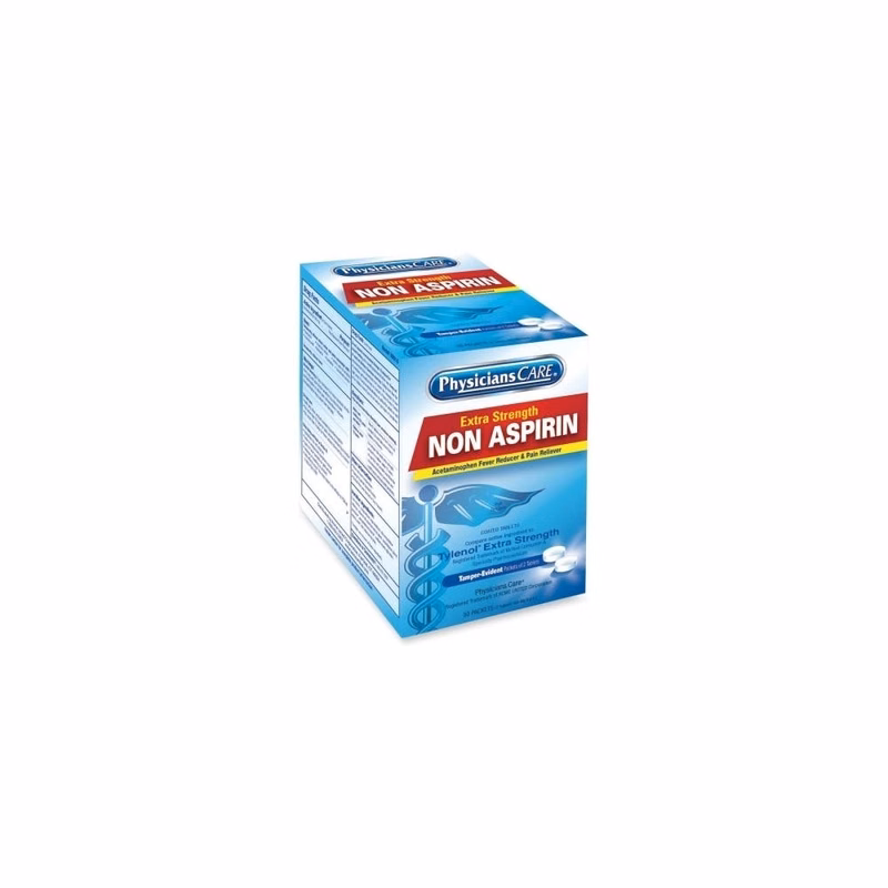 Acetaminophen Packets - 2 Tablets 50 Count Tamper Evident