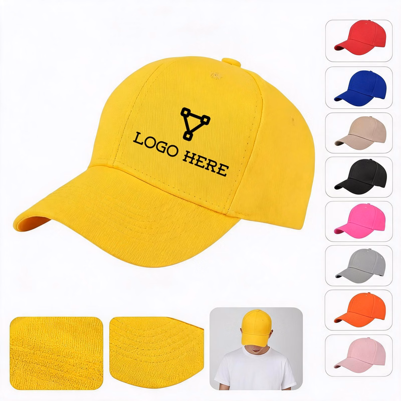 Adjustable Plain Baseball Cap