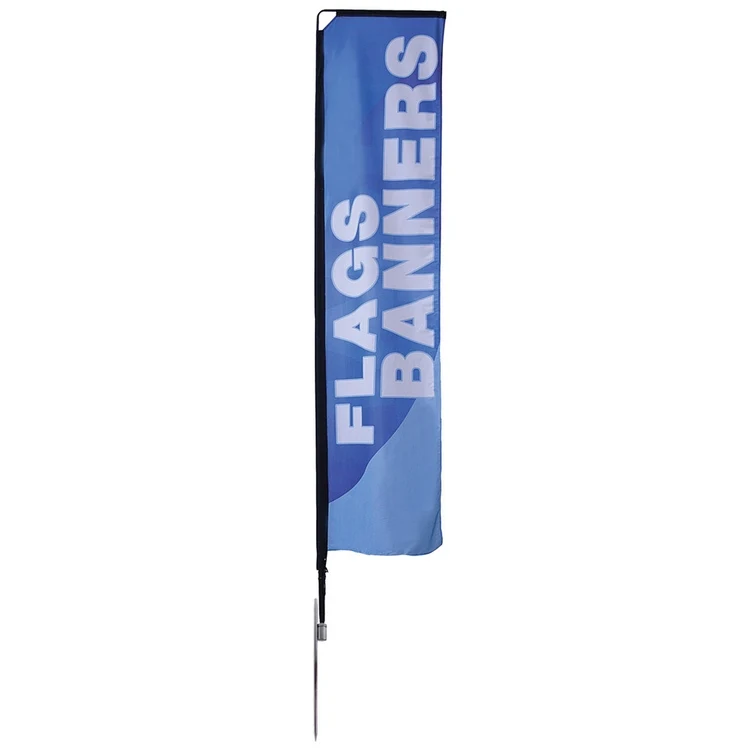 12ft Medium Block Flag Single Sided (29"x118") 1