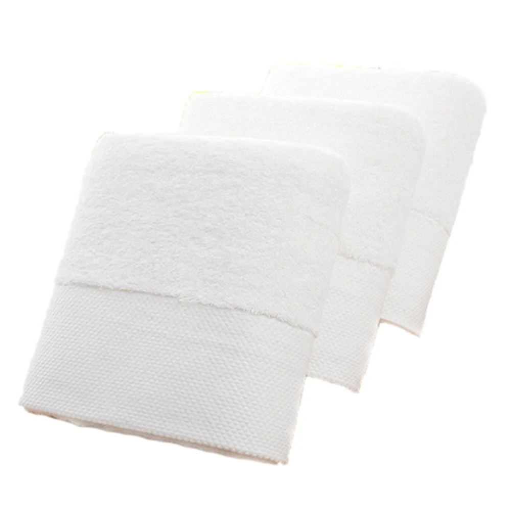 Premium Blank White Hotel Bath Towel 1