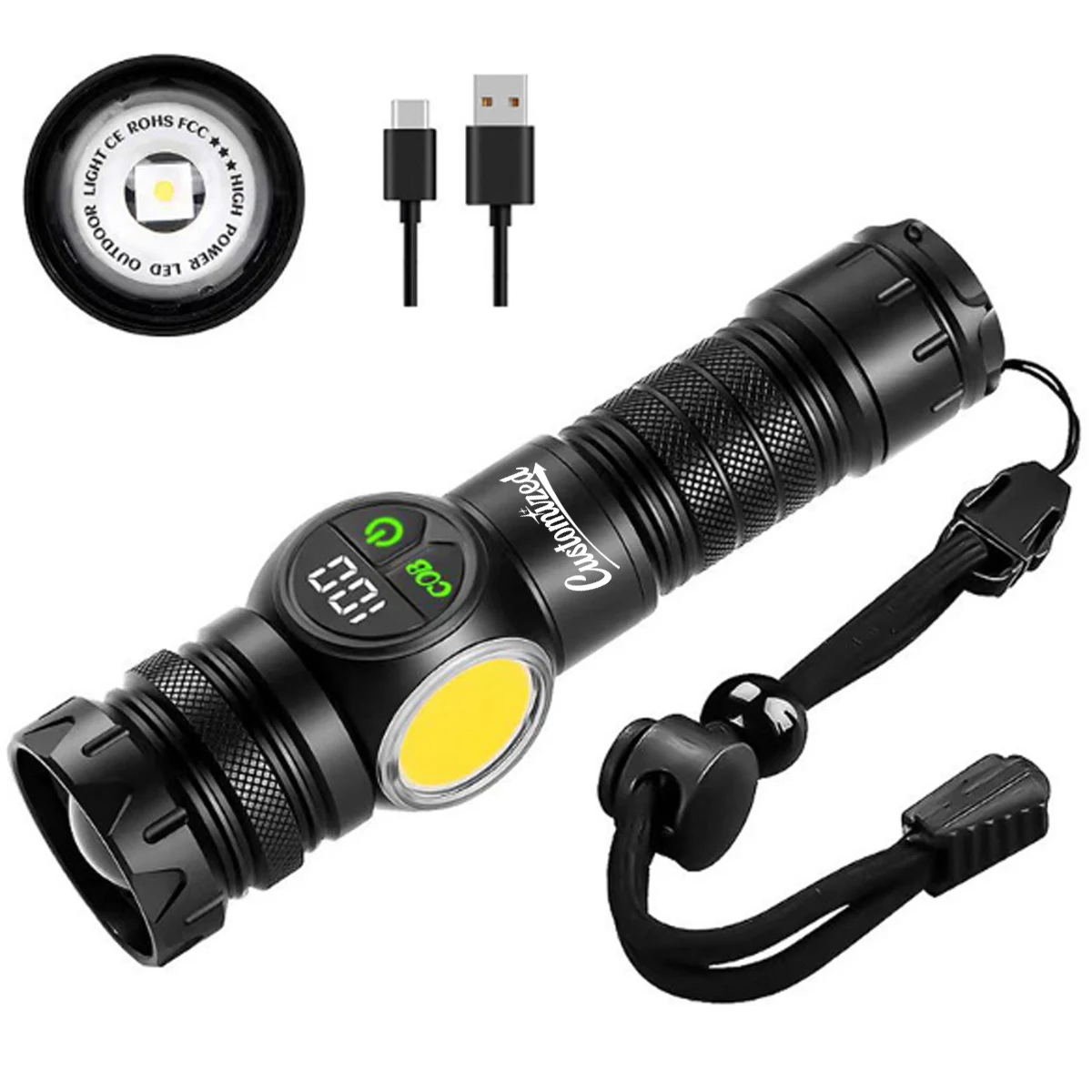 High Lumen Tactical LED Outdoor Flashlight 1