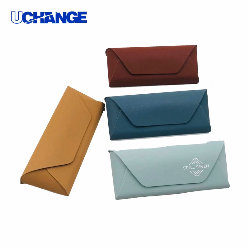 Eyewear Leather Buckle Glasses Case Organizer