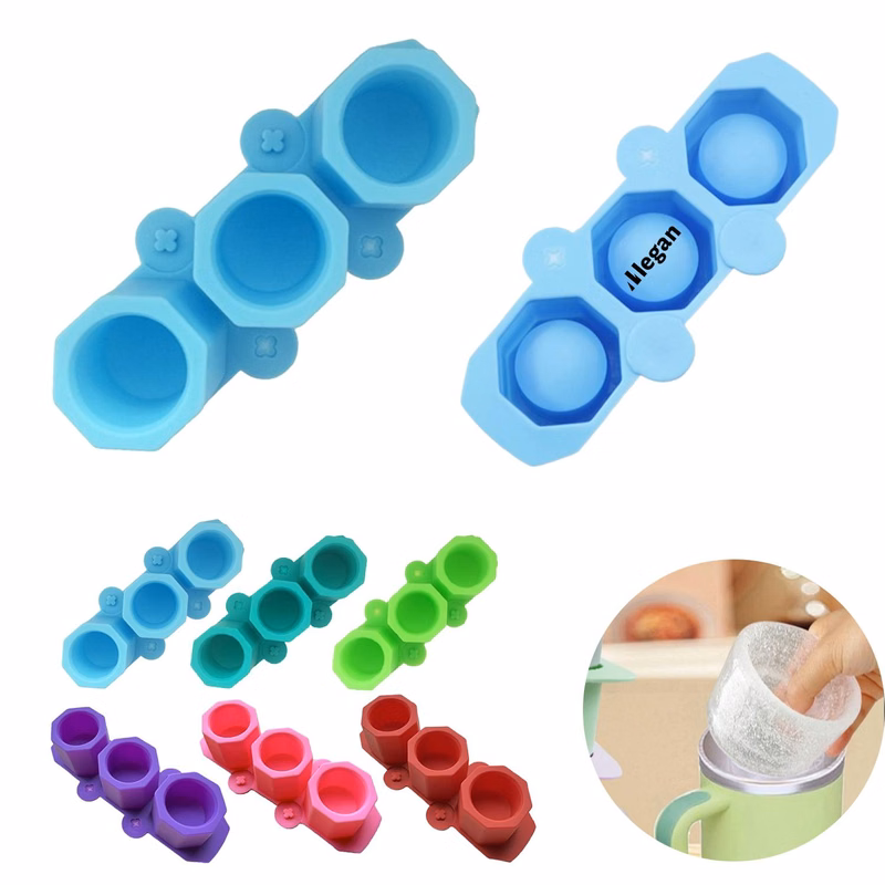 3-In-1 Silicone Ice Cube Tray for Tumbler