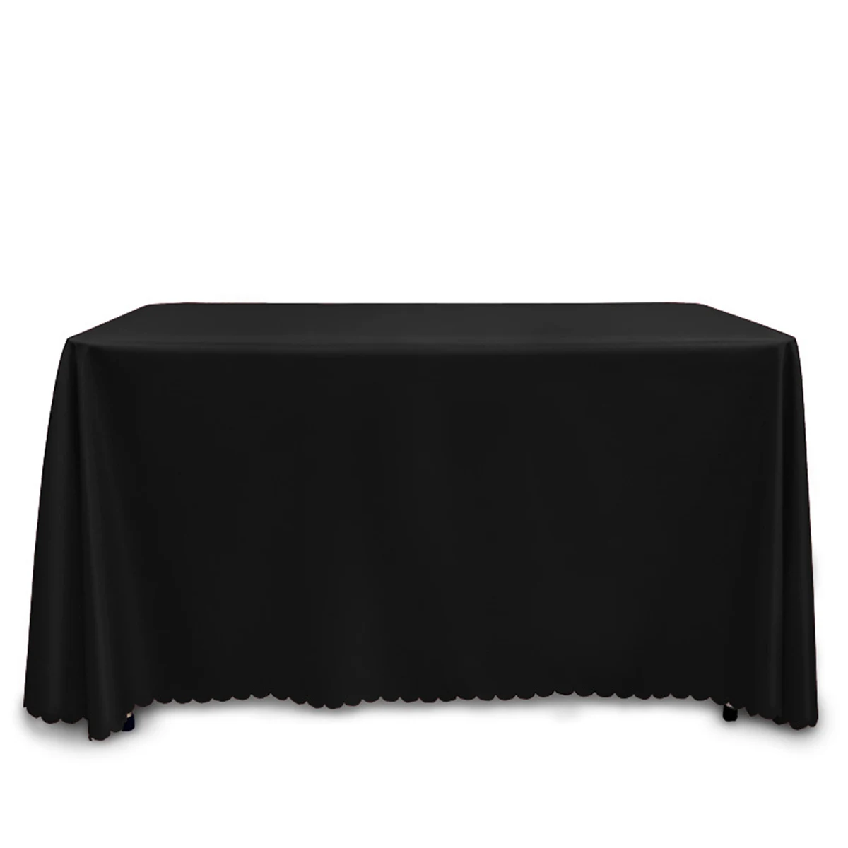 Flat Table Cover Draped Throw 1