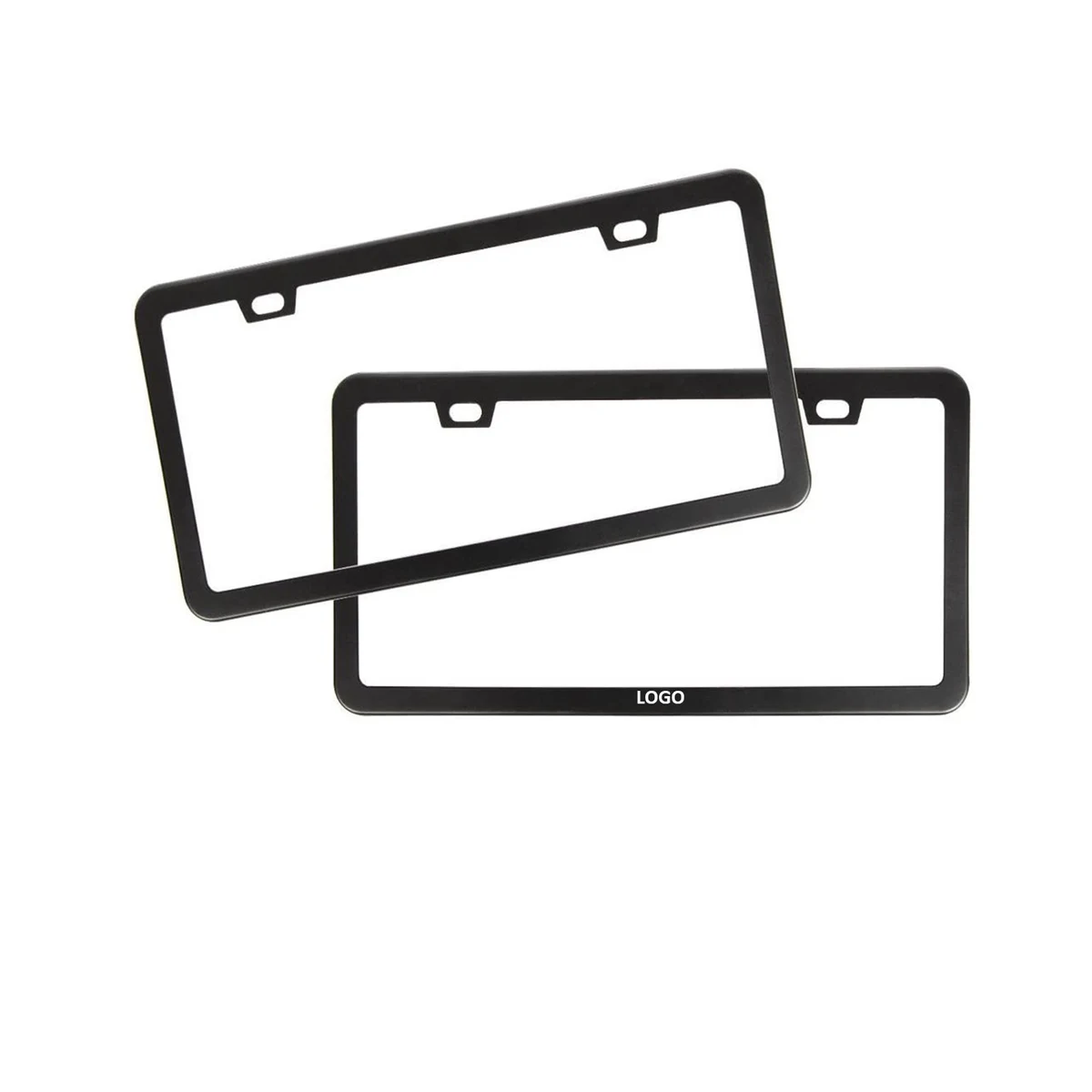 UV Protection Plastic License Plate Frame 1