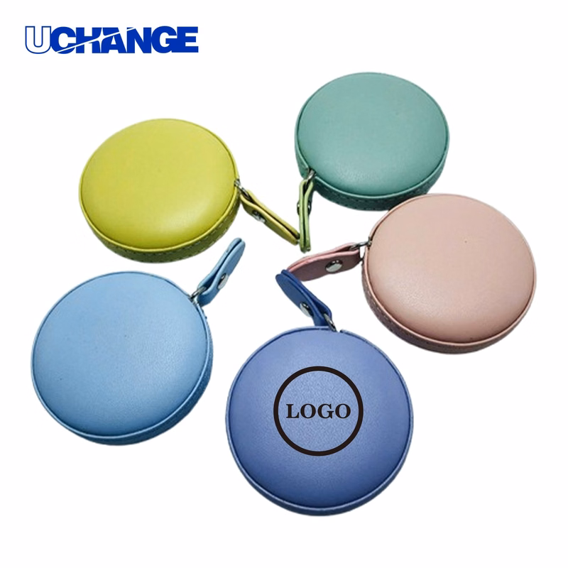 Portable Leather Tape Measure for Tailoring and Travel