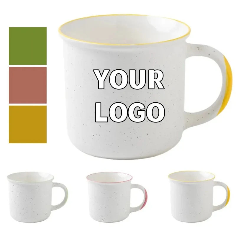 Campfire Two tone Mug 12 Oz Ceramic Coffee Cup 1