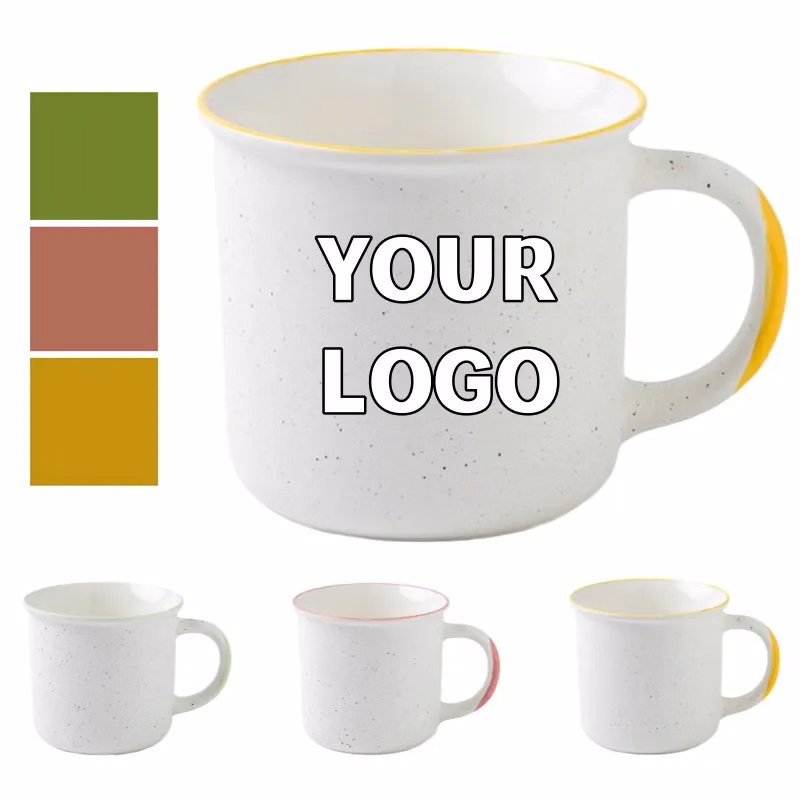 Campfire Two tone Mug 12 Oz Ceramic Coffee Cup