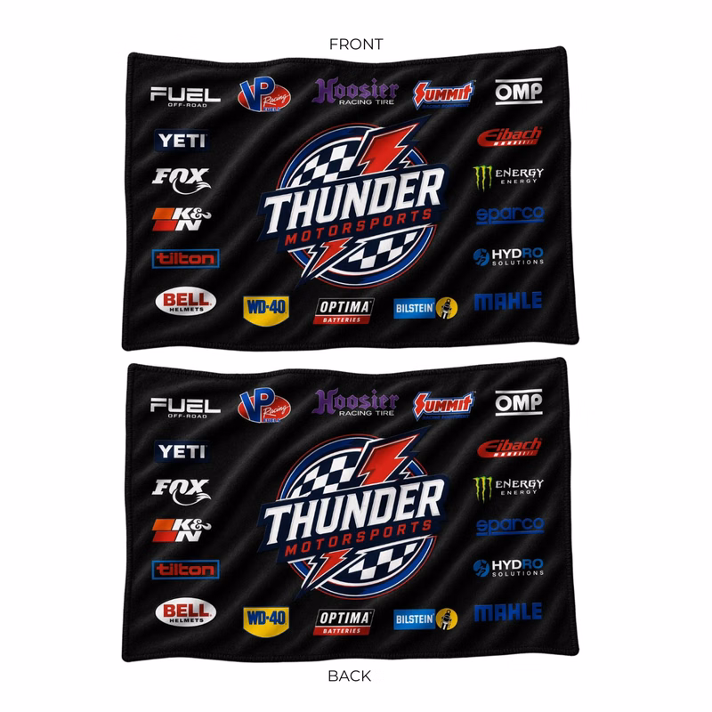 24 Hr Express Ship - Colored Microfiber Dri-Lite Terry Rally, Sports, Skate Towel, 12x18, sublimated