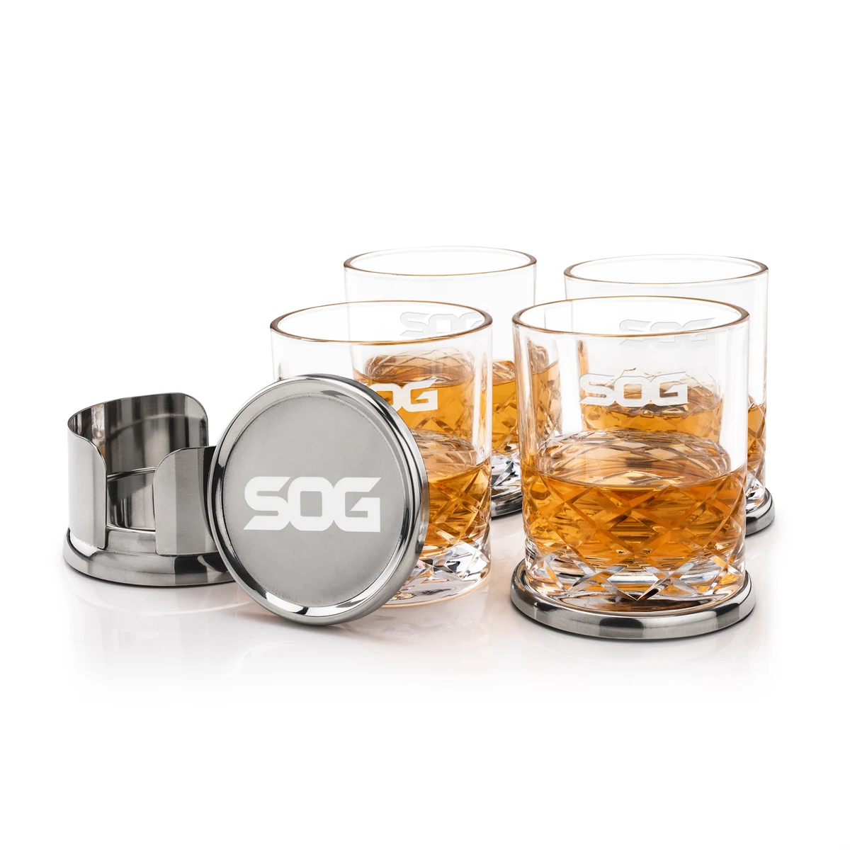 Baldoni Coasters & Durham On-the-Rocks Set 1