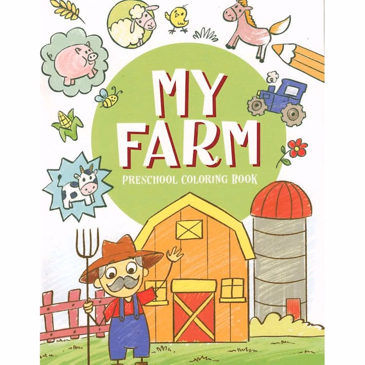 Farm Coloring Books - 64pgs