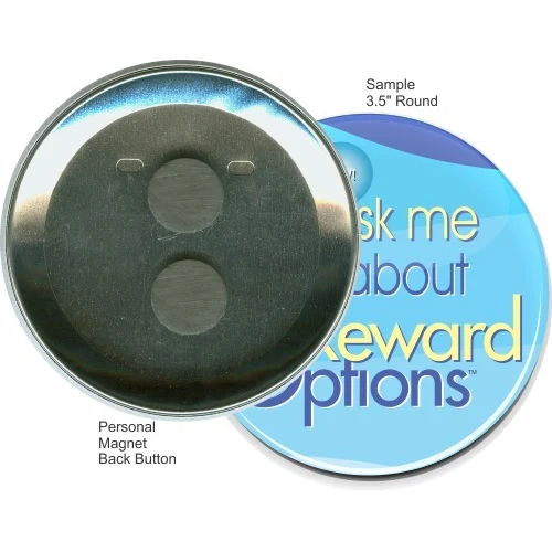 Personal Magnet 3 1/2 Inch Round Button 1