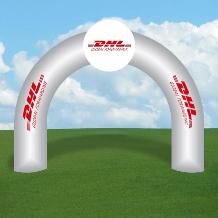 Balloon Arch -Curved Logo W/Painted Logo 1