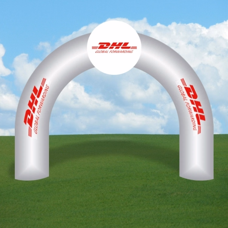 Balloon Arch -Curved Logo W/Painted Logo