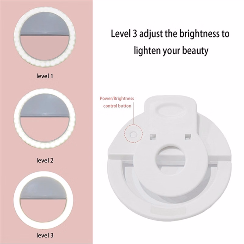 LED Clip-on Rechargable Selfie Light